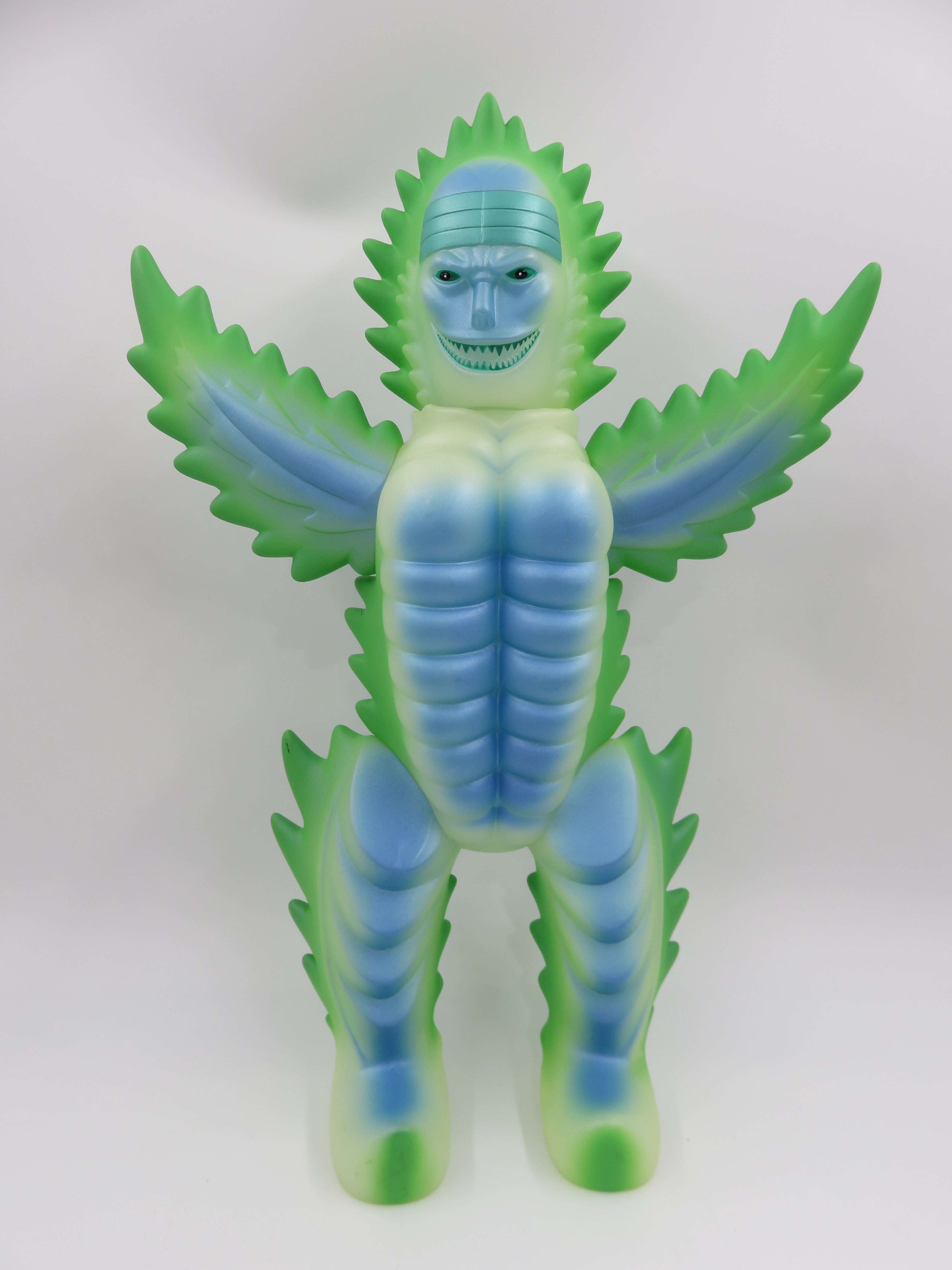 ULTRAMAN Kitty Fire Vinyl Figure - Super7 (2005) GID Sofubi Art Toy w/ Box